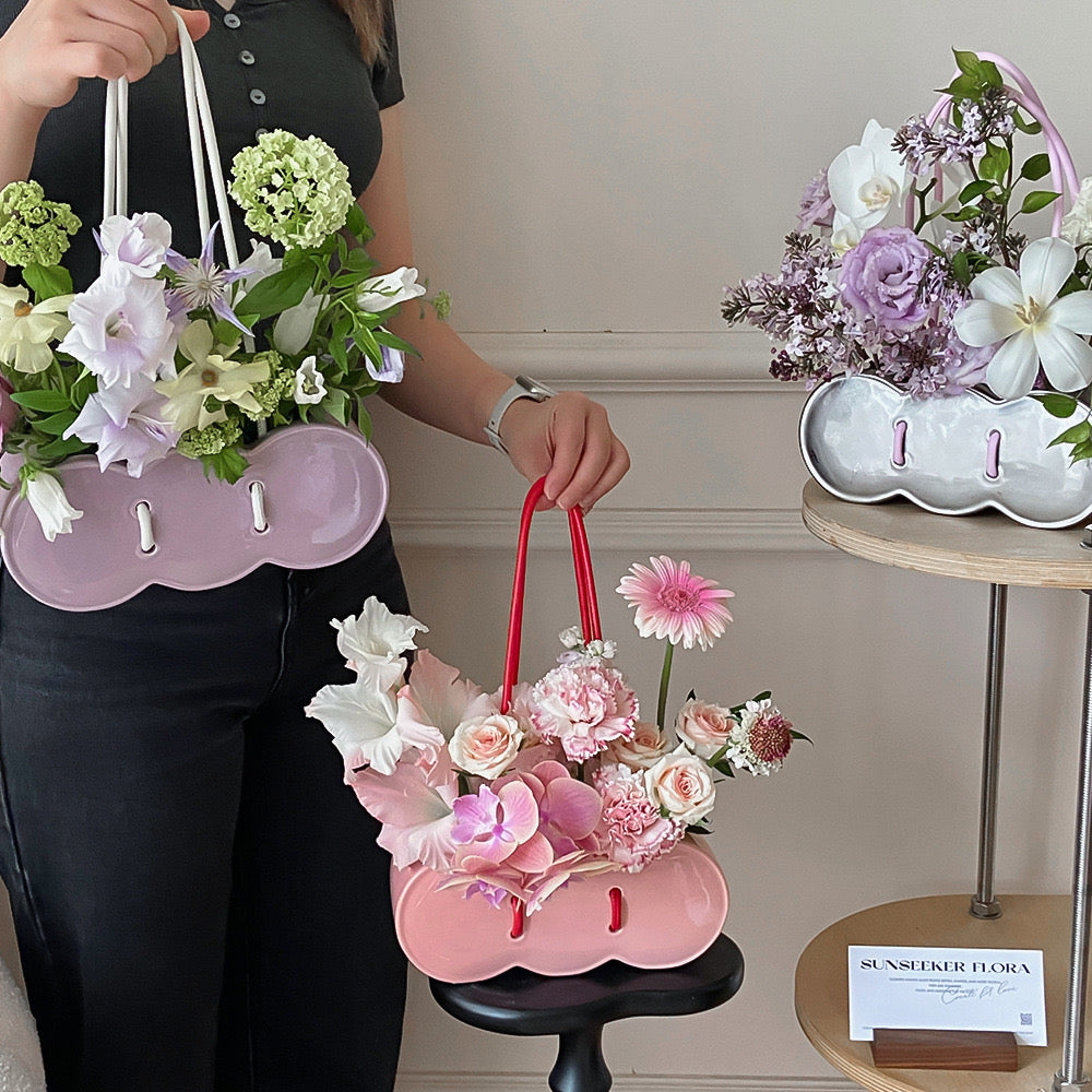 Handbag Shaped Ceramic Vase-5