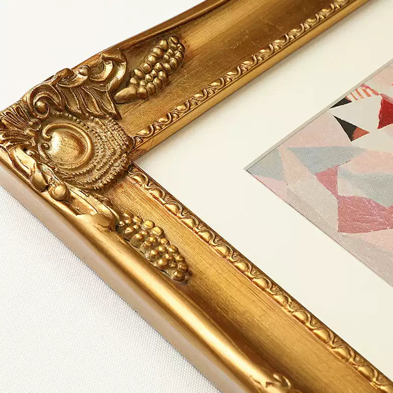 Set of 10 Retro Wall Paintings with Durable Resin or Wood Frames