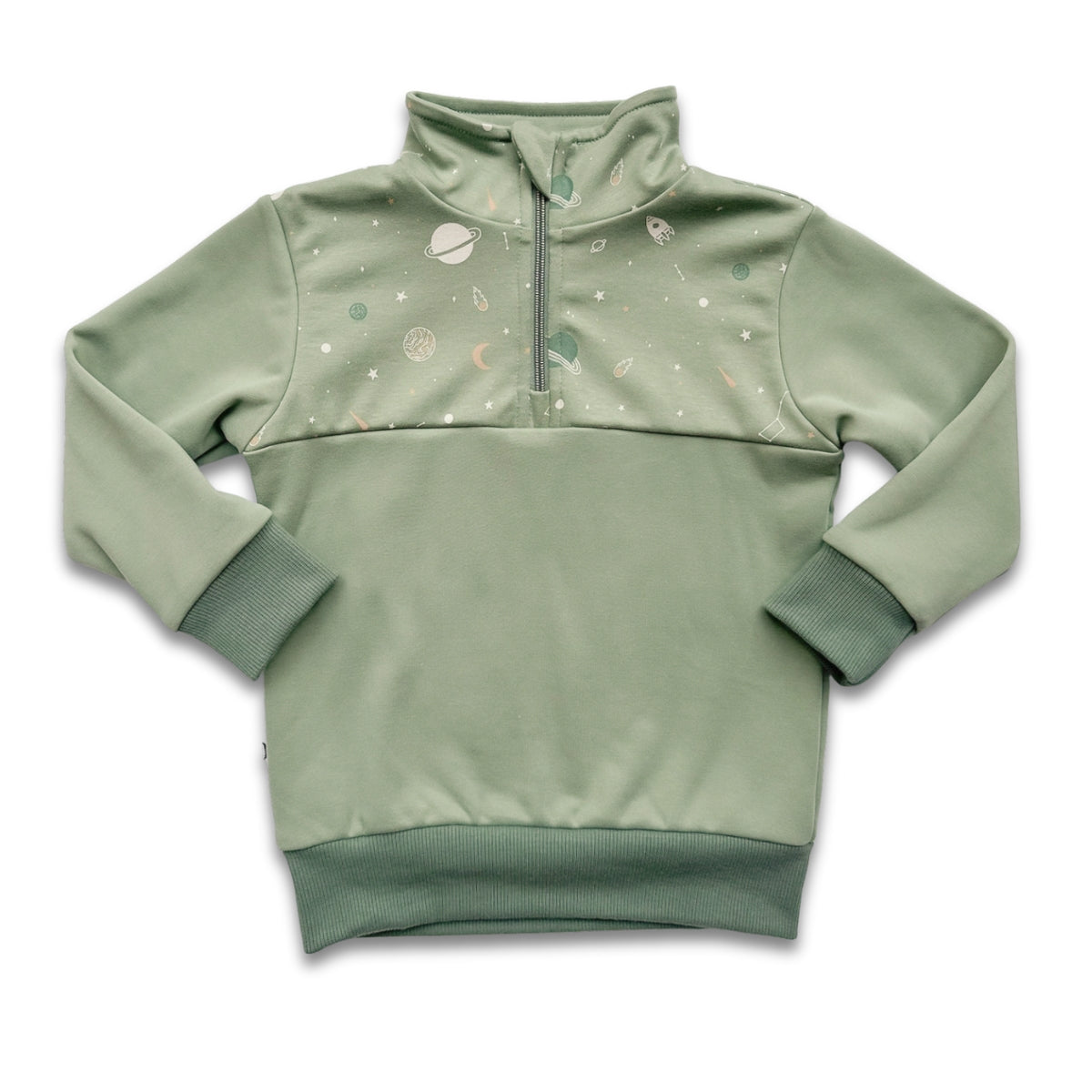 Kids Bamboo Fleece Half-Zip-2