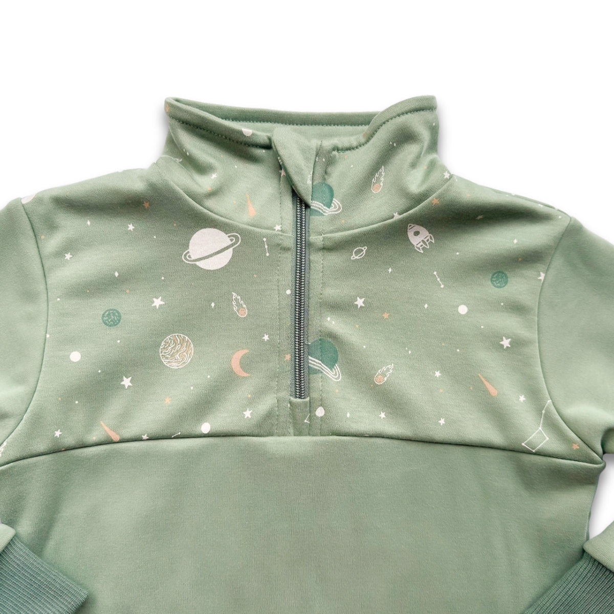 Kids Bamboo Fleece Half-Zip-3