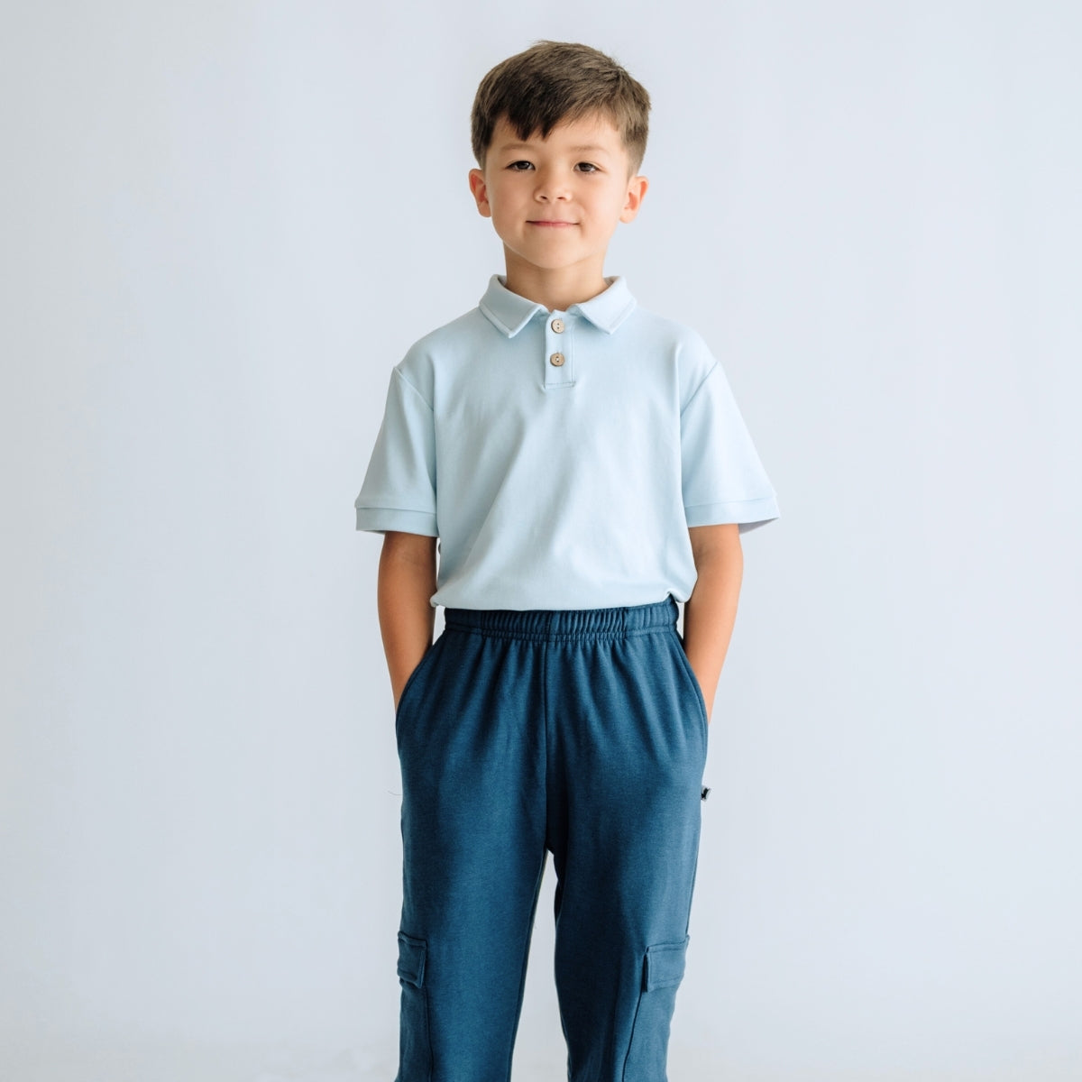 Kids Bamboo Polo Shirt-2