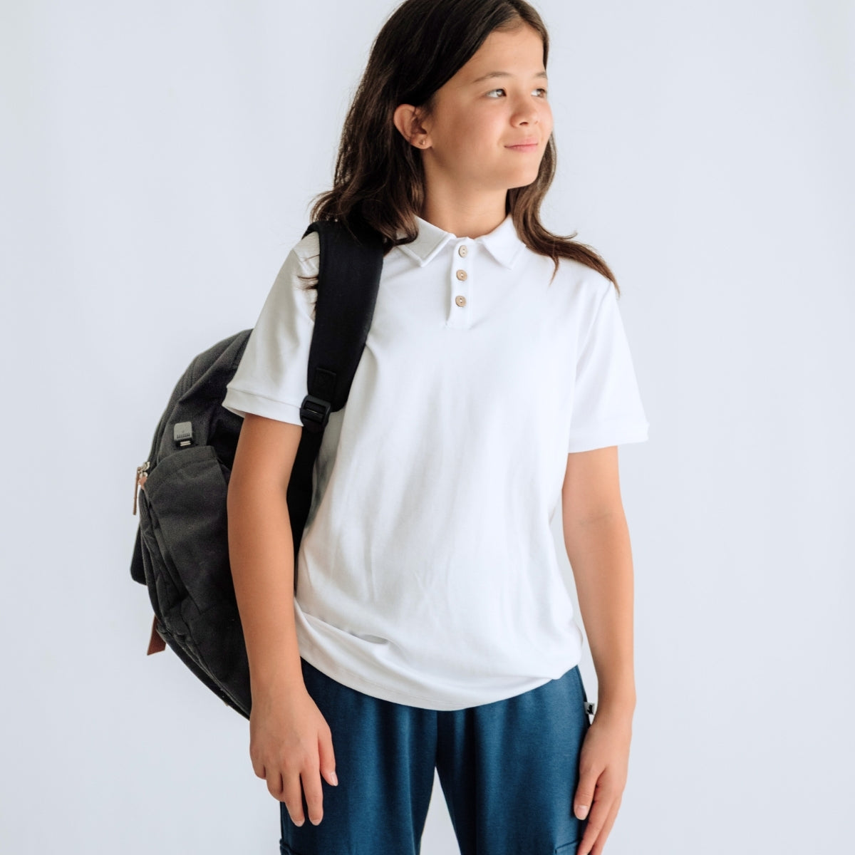 Youth Bamboo Polo Shirt-2