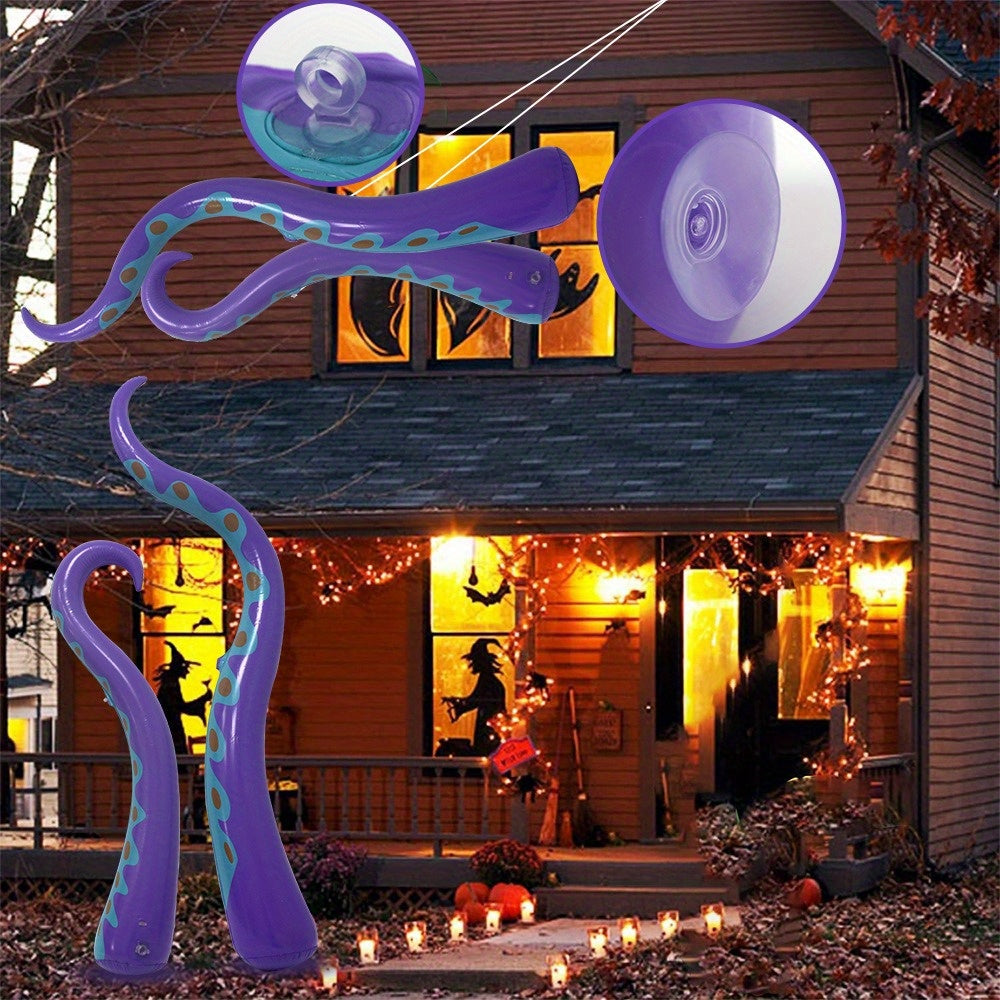 Halloween Inflatable Tentacle Decorations Purple