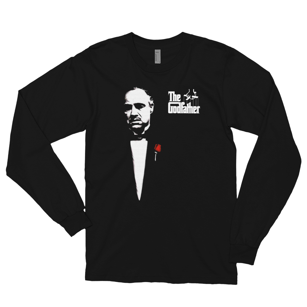 The Godfather 1972 Don Corleone Inspired Long Sleeve T-Shirt.-0