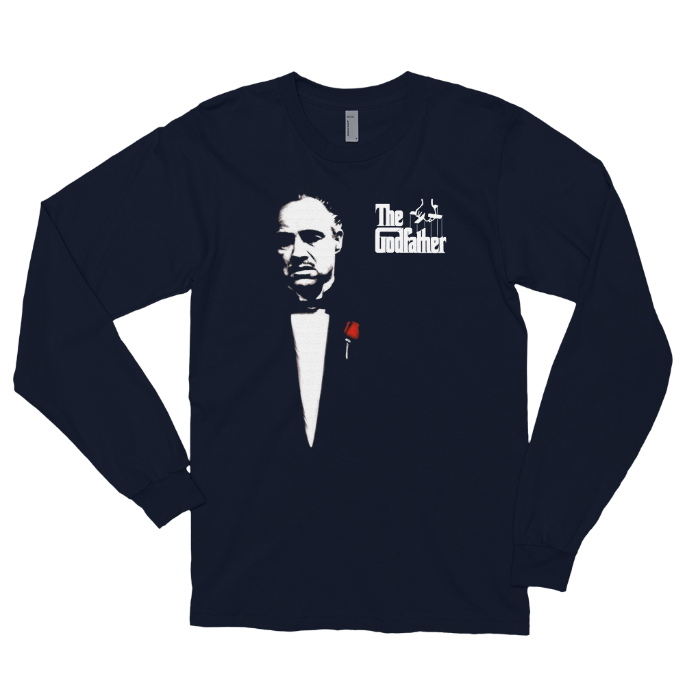 The Godfather 1972 Don Corleone Inspired Long Sleeve T-Shirt.-3