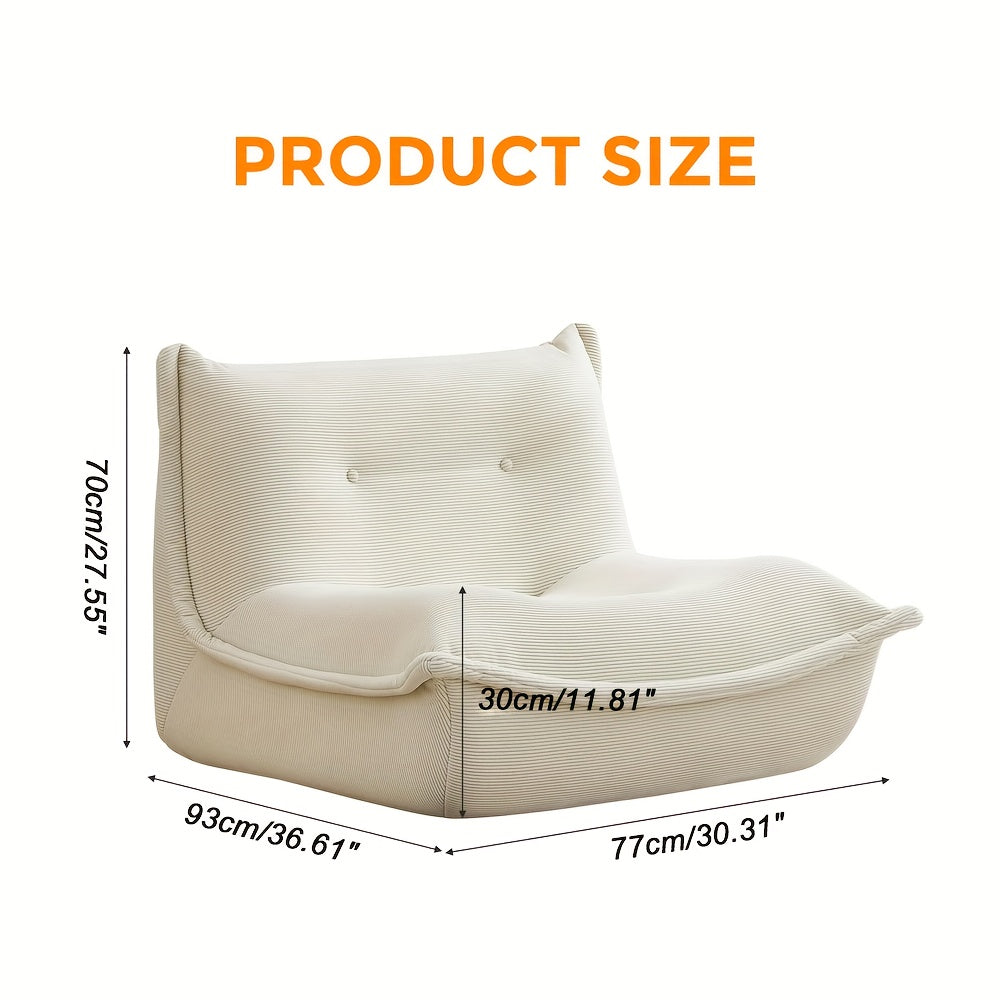 Extra Large Bean Bag Chair with Memory Foam