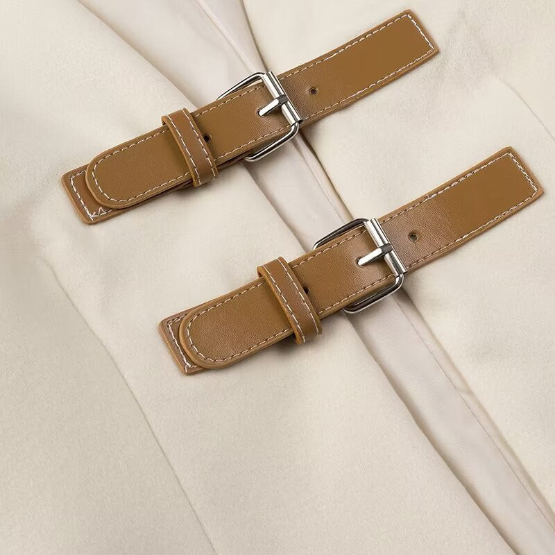 Faux Leather Blazer, Chelsea | Women - BYMANYC ® New York-4
