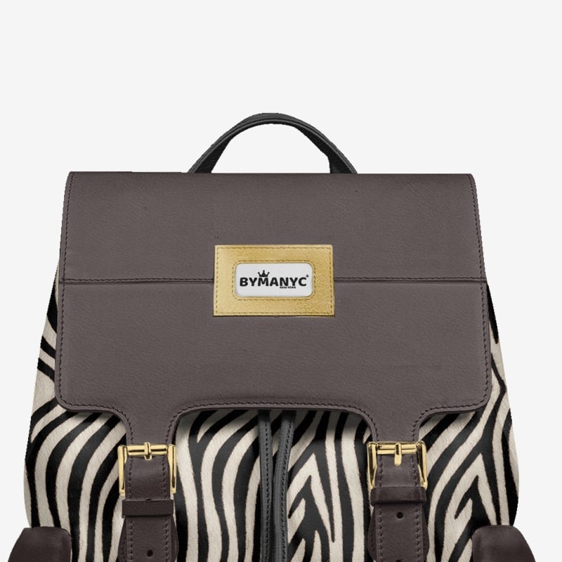 Luxury Vegan Backpack GOLD SAFARI – BYMANYC ® New York Made in Italy-2