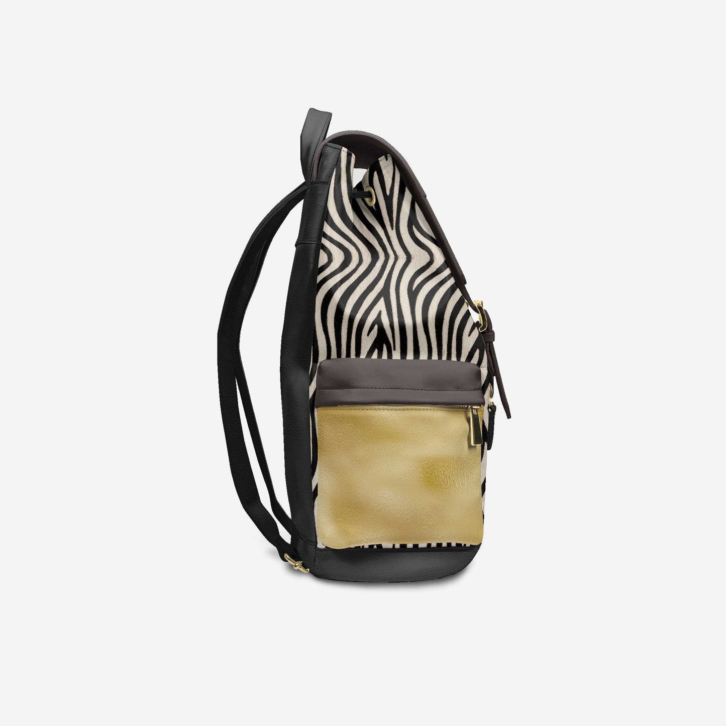Luxury Vegan Backpack GOLD SAFARI – BYMANYC ® New York Made in Italy-3