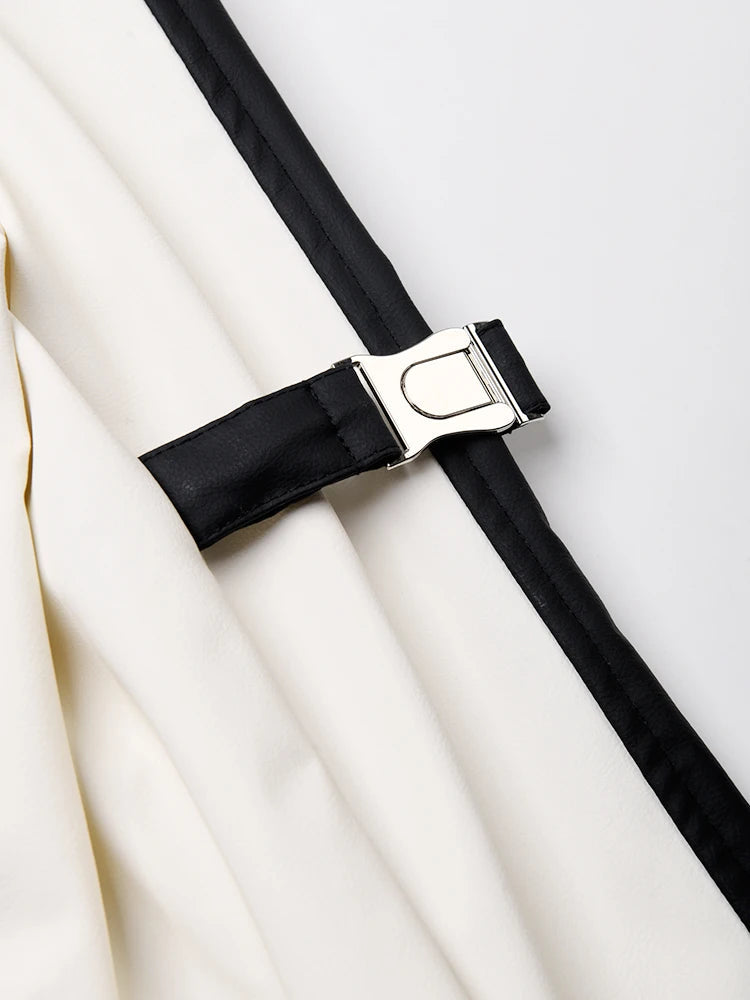 PU Leather Trench, Hudson Yards | Women - BYMANYC ® New York-4