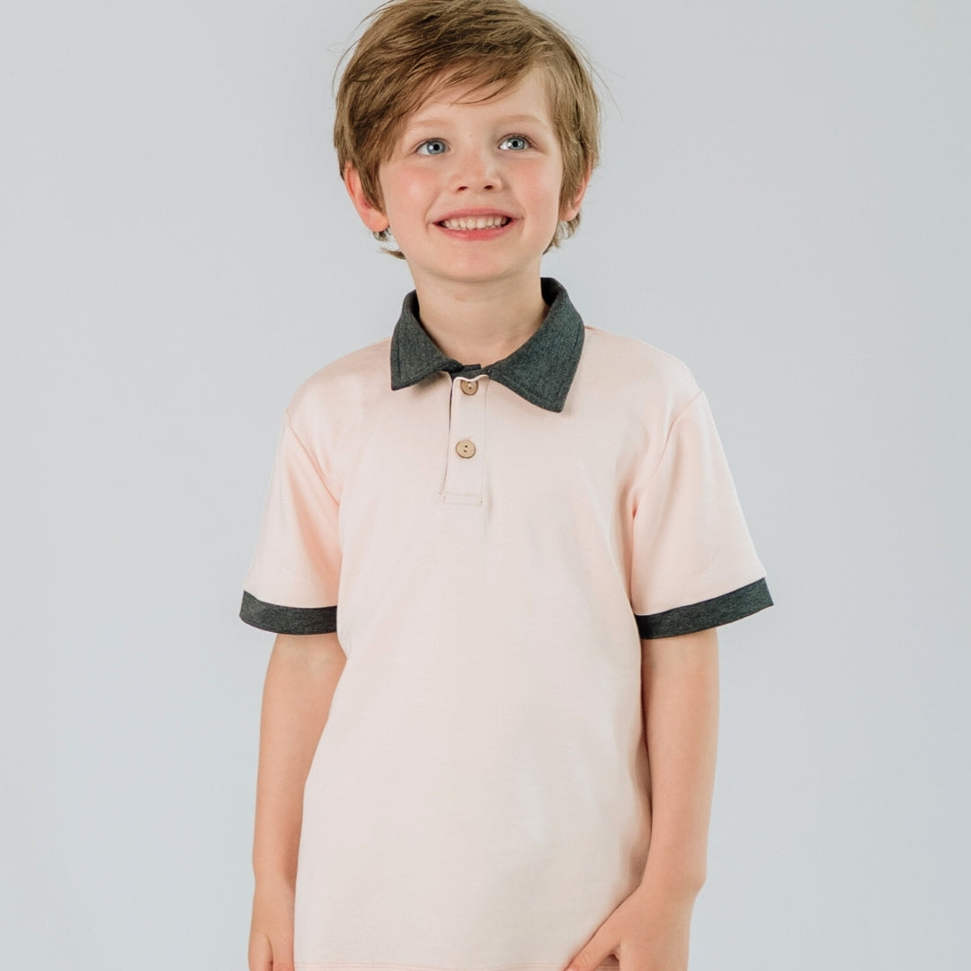 Kids Bamboo Polo Shirt — Last Call-1