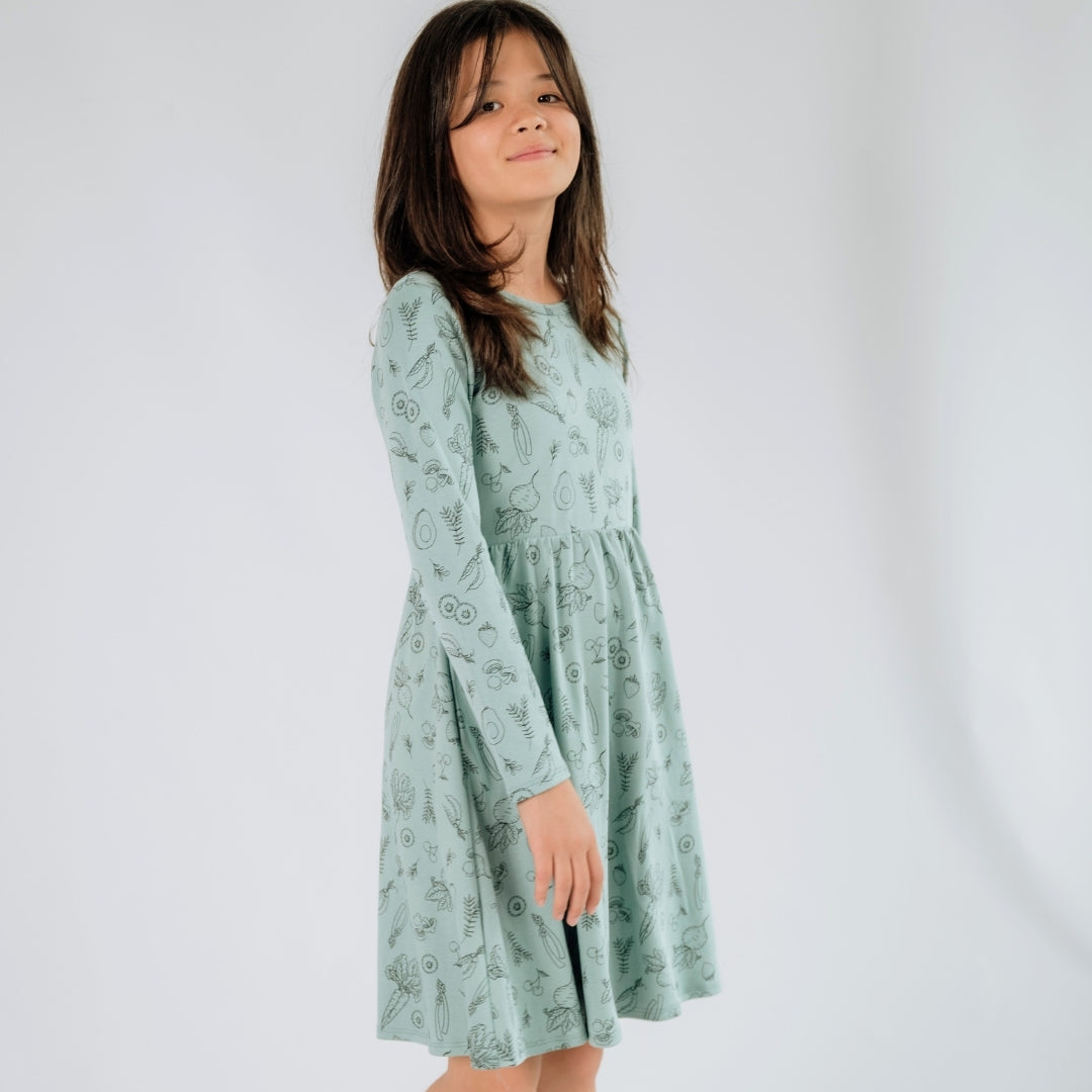 Youth Bamboo Long-Sleeve Daphne Dress — Last Call-0