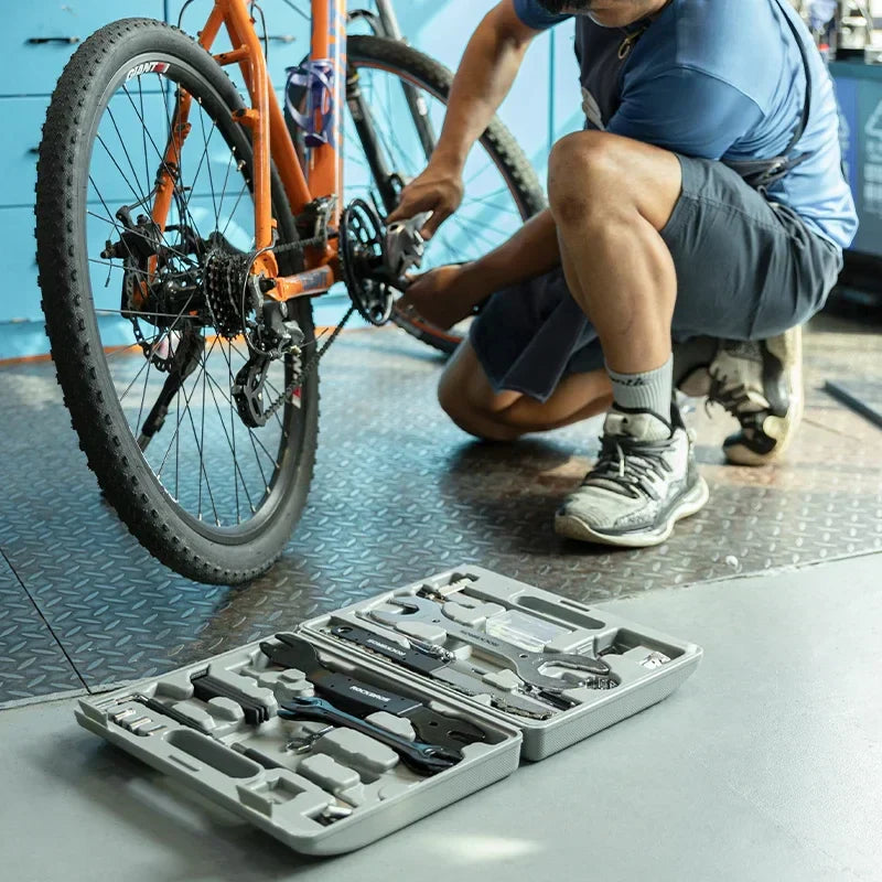 44-in-1 Professional Bicycle Repair Tool Kit Multifunction Grey-2