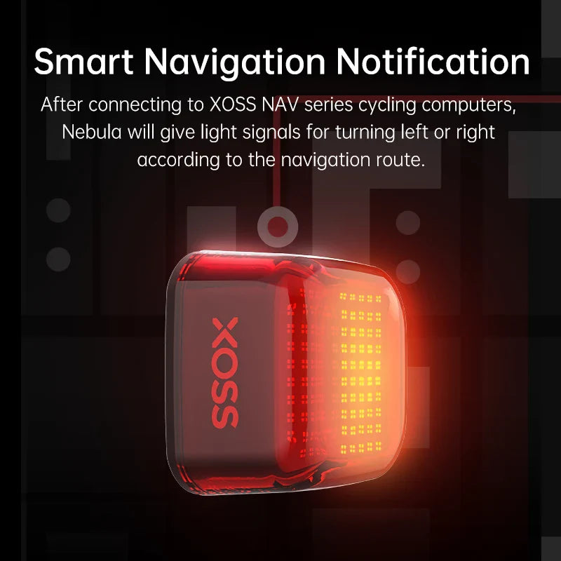 Smart Matrix Bike Tail Light Custom LED Patterns Red-3