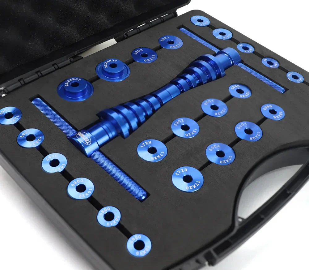 Bicycle Bearing Press Tool Set Installation Removal Kit Blue-1