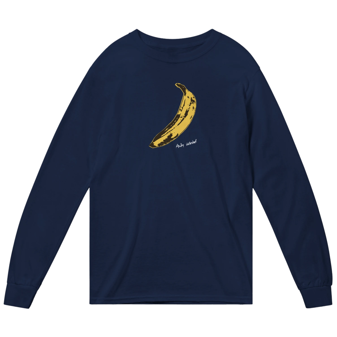 Andy Warhol's 1967 Pop Art Banana Graphic T-Shirt Long Sleeve-3