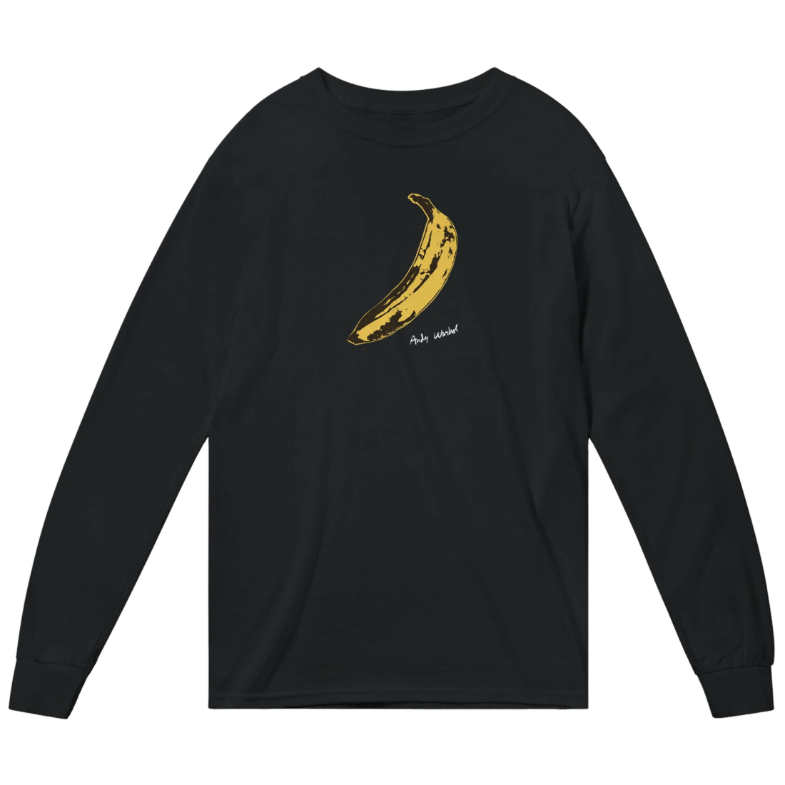 Andy Warhol's 1967 Pop Art Banana Graphic T-Shirt Long Sleeve-2