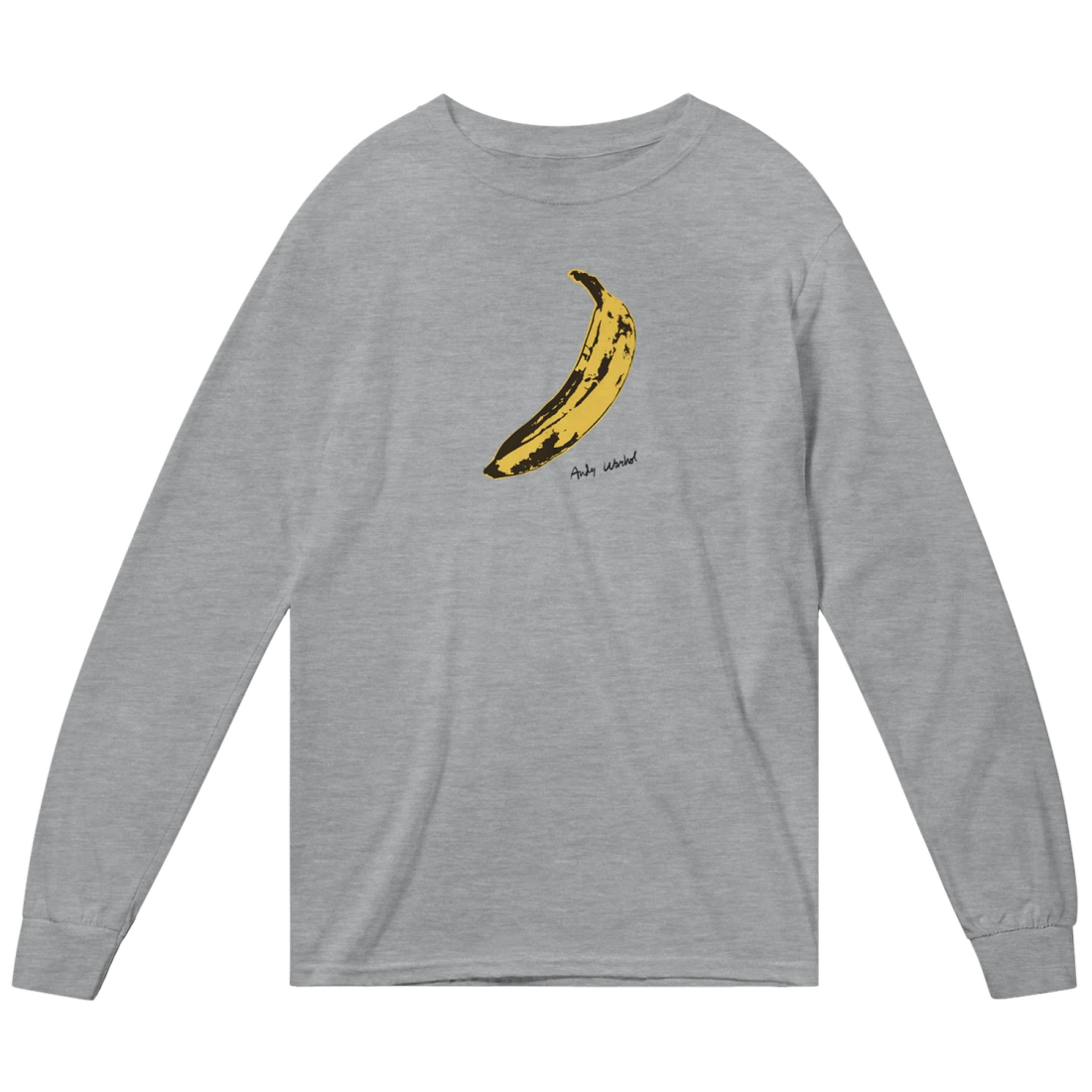 Andy Warhol's 1967 Pop Art Banana Graphic T-Shirt Long Sleeve-5