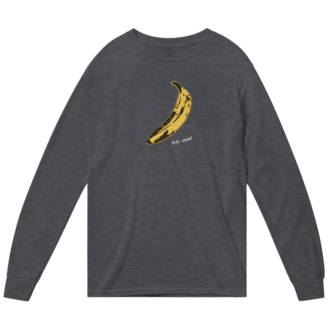 Andy Warhol's 1967 Pop Art Banana Graphic T-Shirt Long Sleeve-1