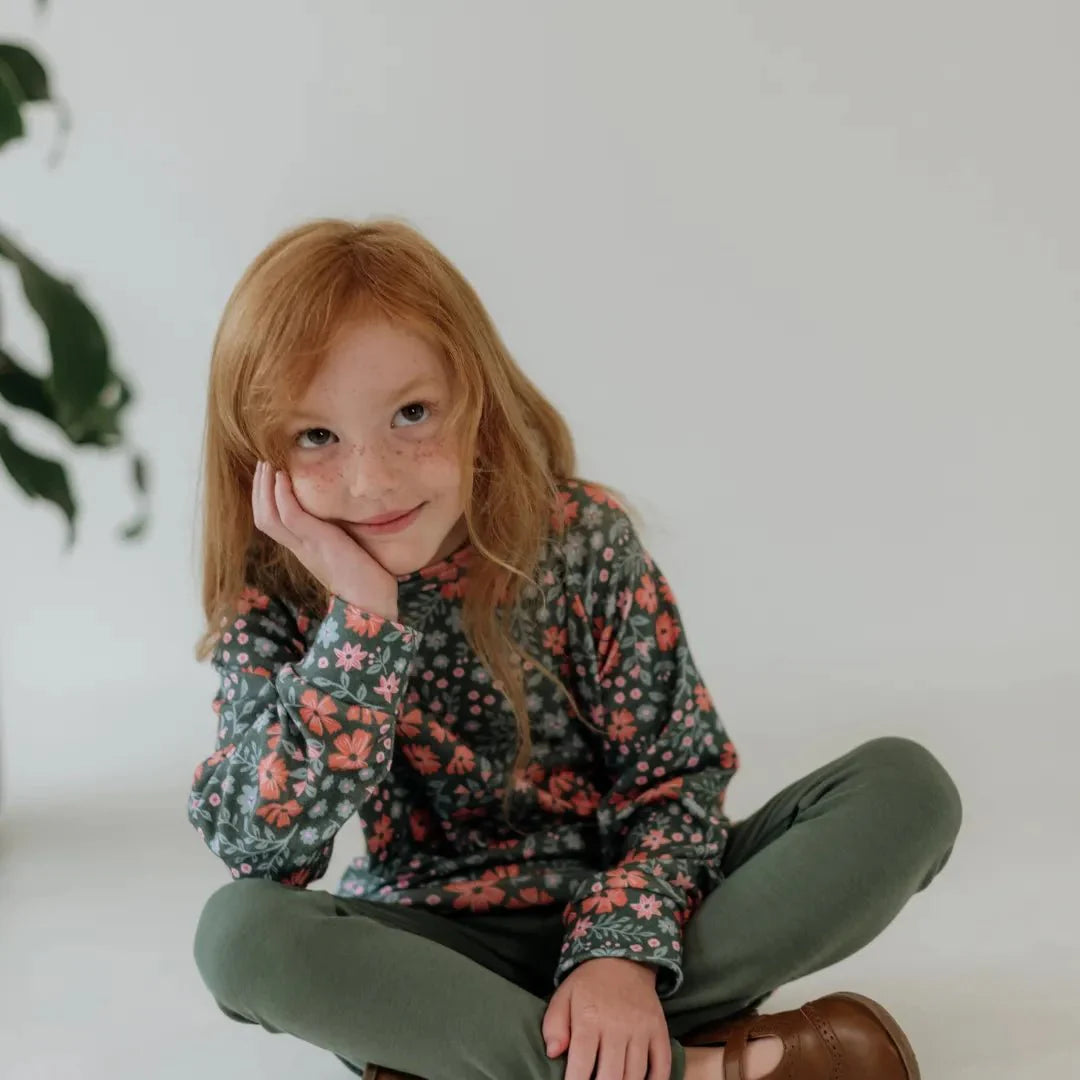 Kids Bamboo Leggings | Solid Colours — Last Call-1