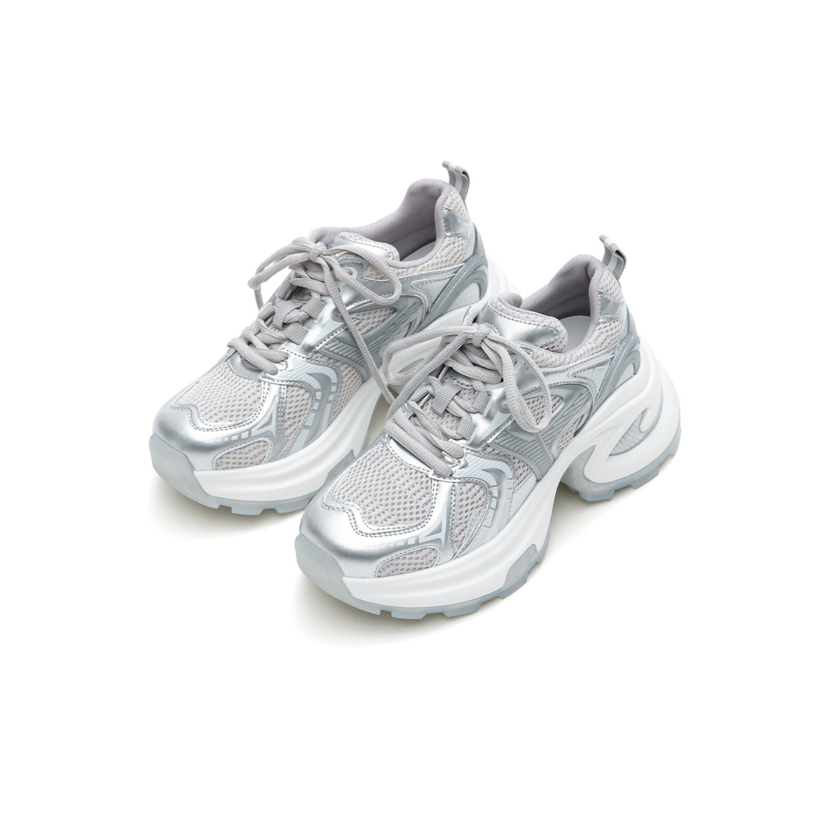 Breathable Mesh Platform Sneaker Boots For Women Cool Comfort-1