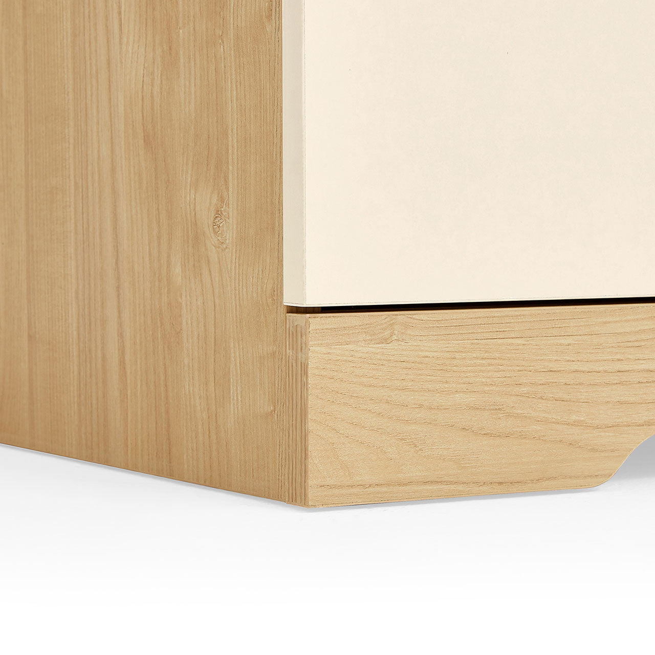 Contemporary Double Door Kids Wardrobe Storage Cabinet with 4 Shelves-1