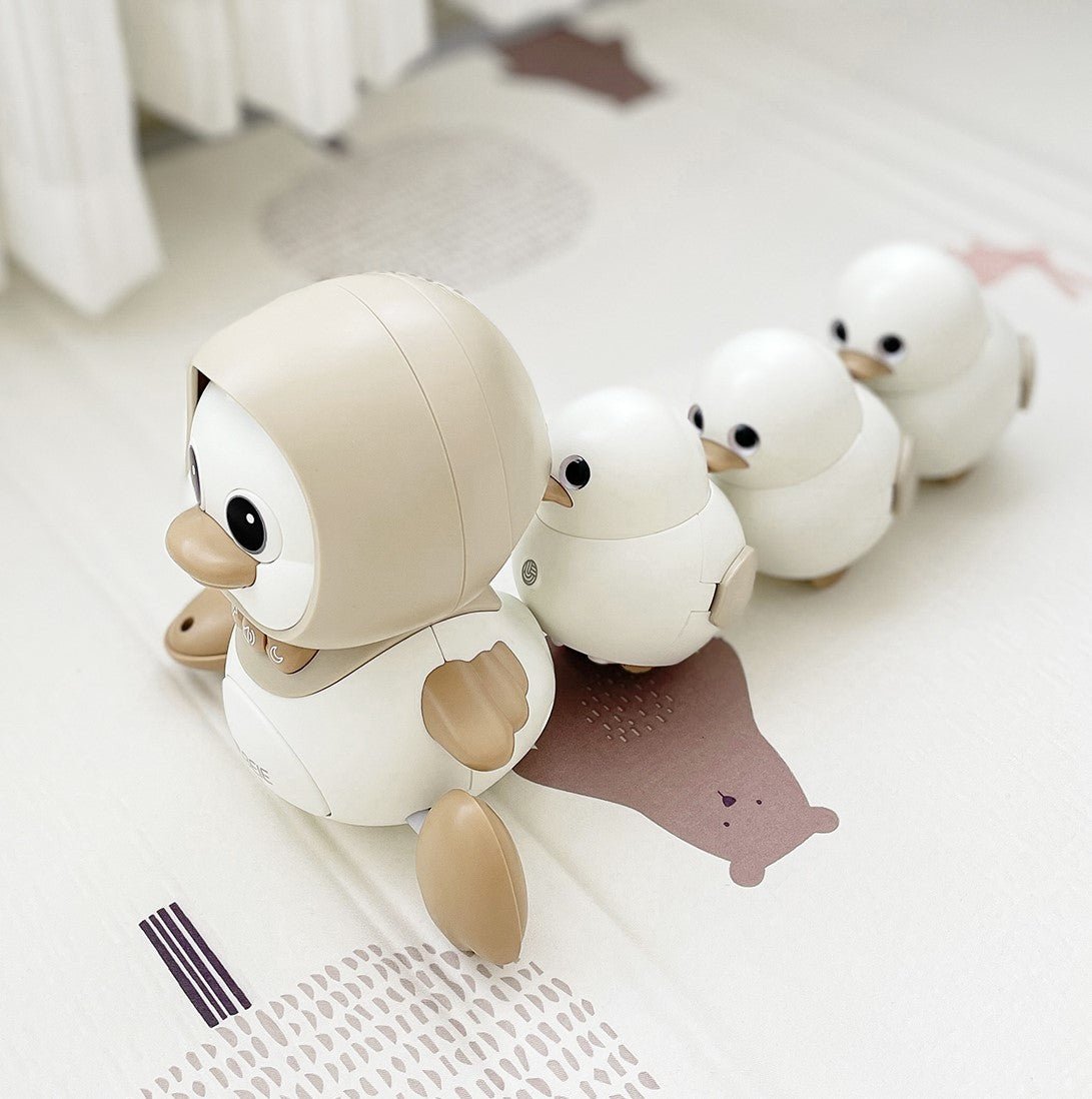 Crawling Mummy Duck Guiding Tummy Time Exercise Baby Toy