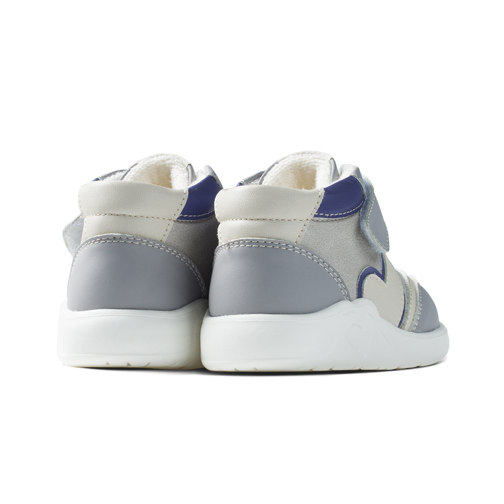 Eirene Soft Sole Non-Slip Pre-walker Grey Baby Sneakers-3