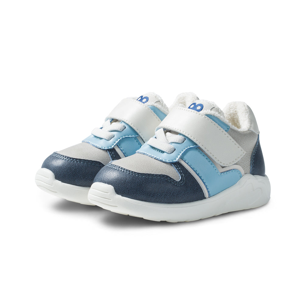 Soft Sole Non-Slip Pre-Walker Baby Blue Sneakers for Kids Safe Early Walking-2