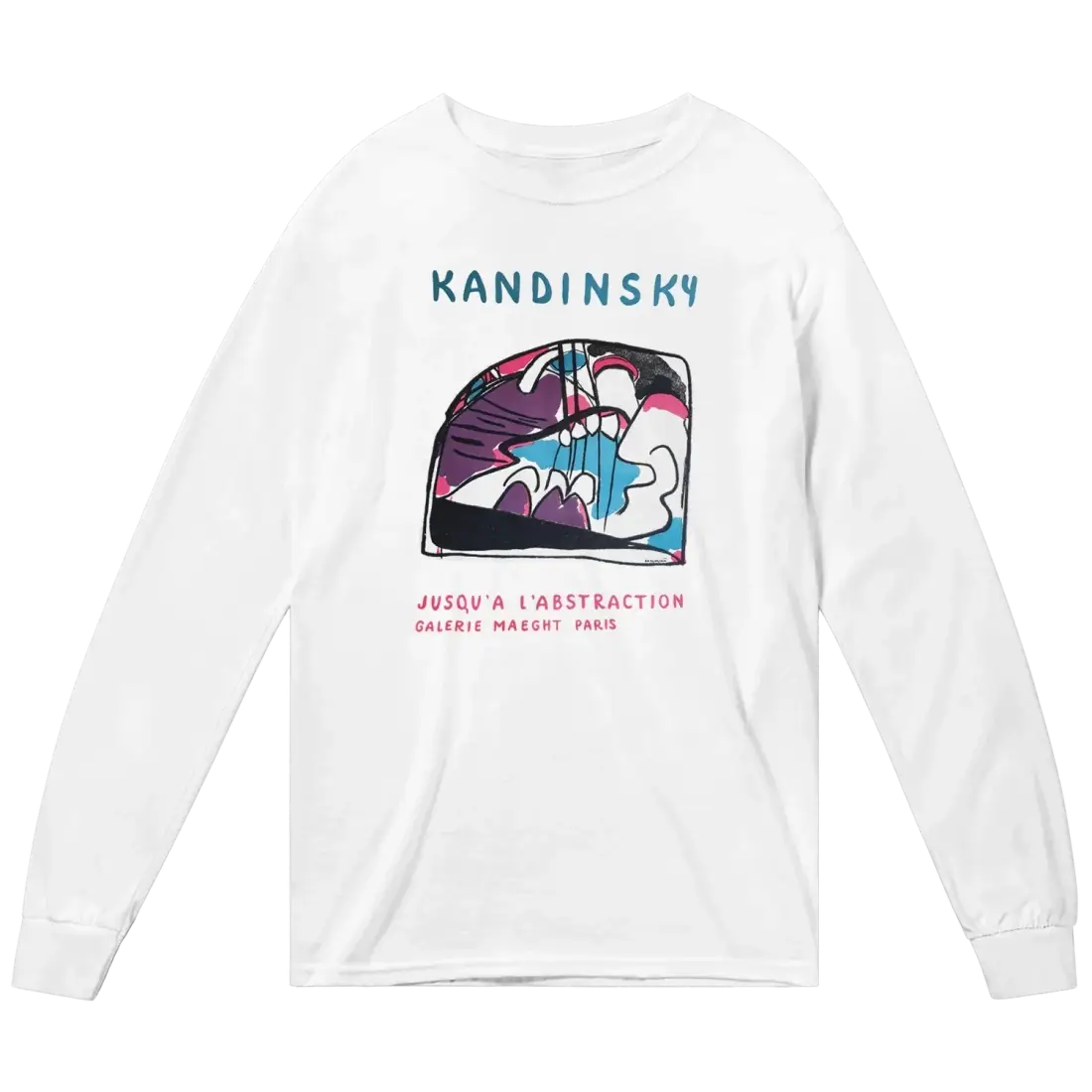 Kandinsky - Art Abstraction 1960 Painting Graphic T-Shirt-2