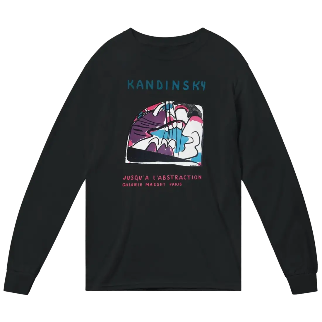 Kandinsky - Art Abstraction 1960 Painting Graphic T-Shirt-1