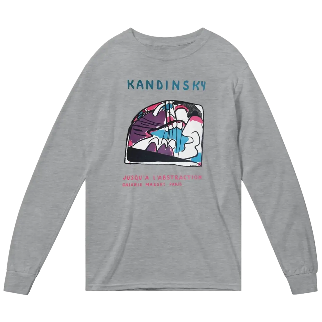 Kandinsky - Art Abstraction 1960 Painting Graphic T-Shirt-0