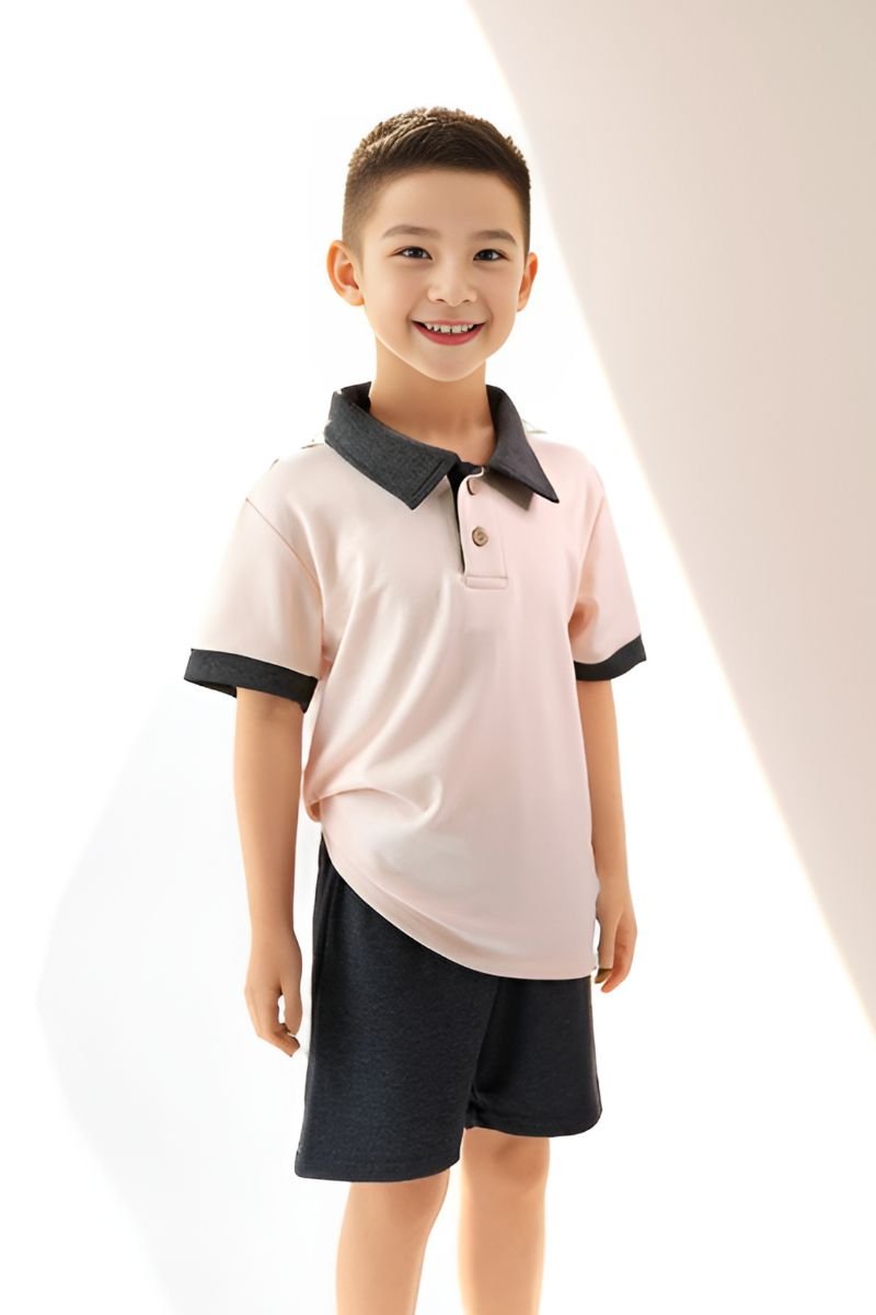 Kids Bamboo Polo Shirt — Last Call-3