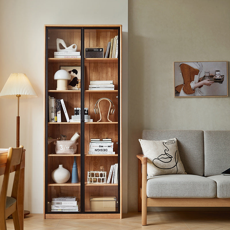 Modern Solid Wood Bookcase-5