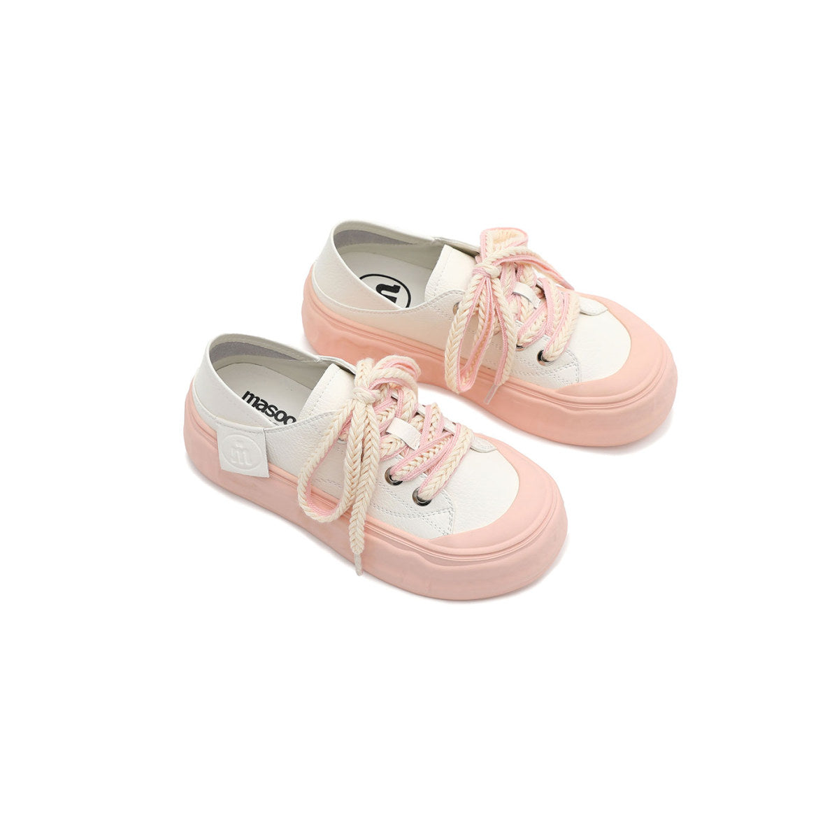 Platform Sneakers with Textured Laces-3