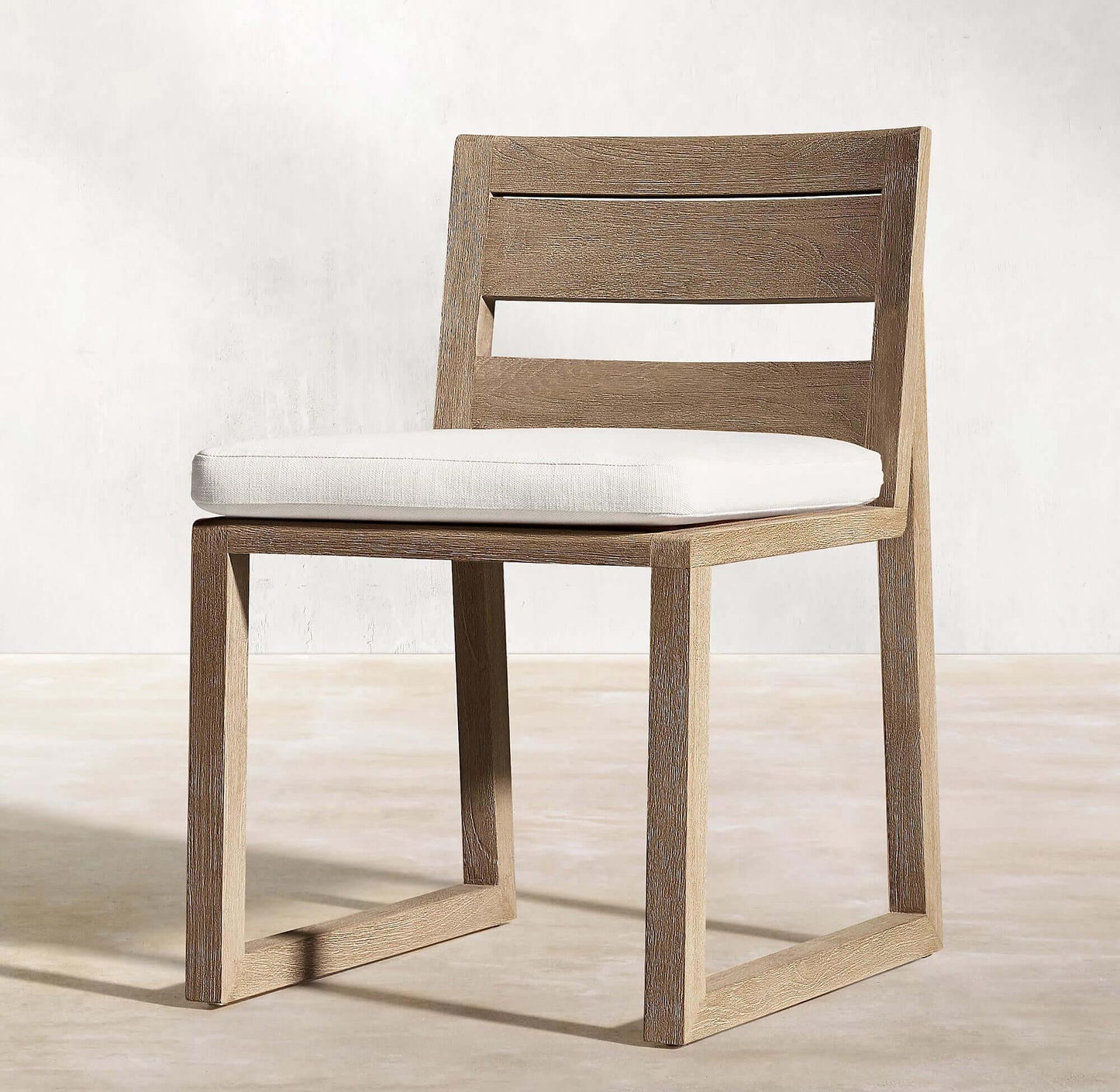 Sebastian Teak Dining Chair with Rot-Resistant Frame and Quick-Dry Foam Cushions-2