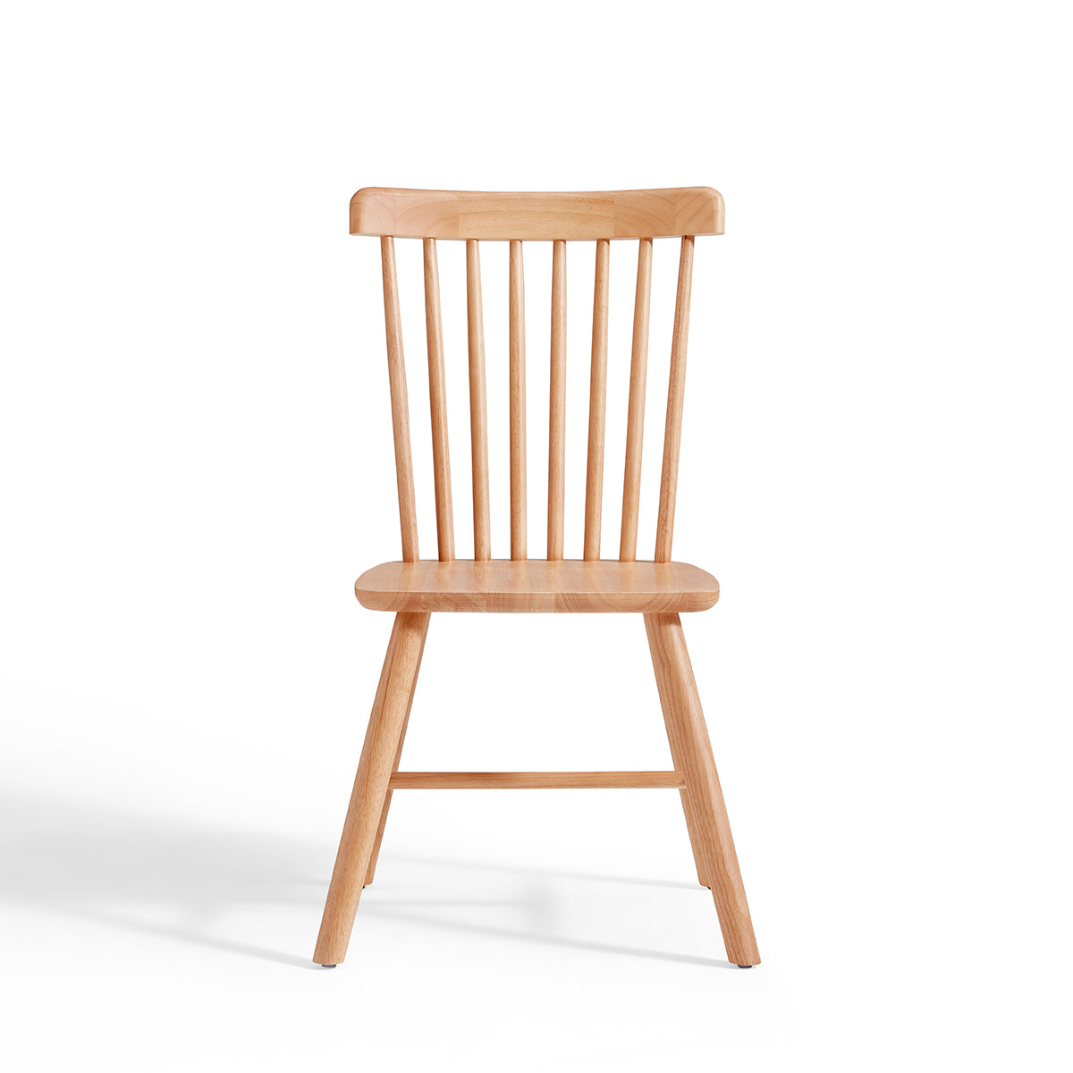 True Color Natural Dining Chair Set of 2 Spindle Back Windsor Design-4