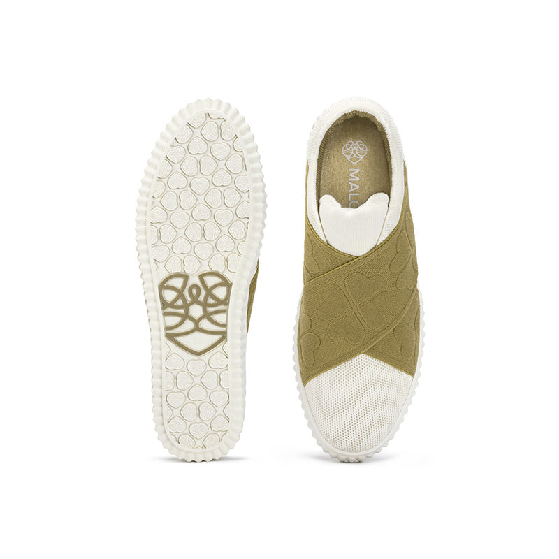 Thick Soled Breathable Casual Sneakers Mens And Womens Slip On-2