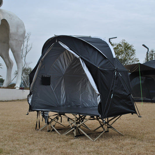 Single Military Cot Tent Insulated Outdoor Shelter