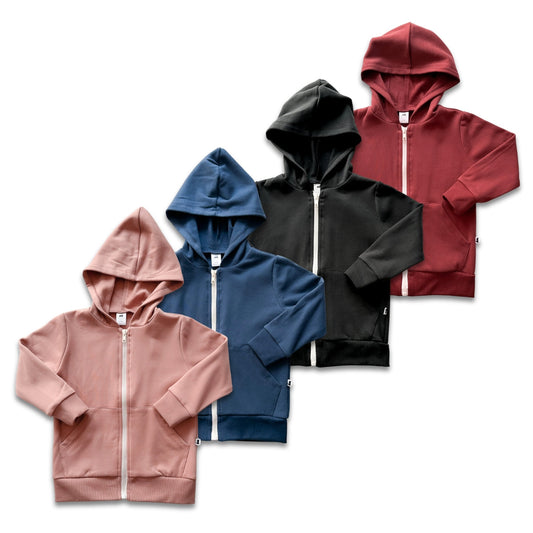 Kids Bamboo Fleece Zip-Up Hoodie-0