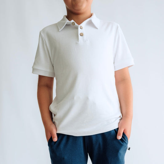 Youth Bamboo Polo Shirt-0