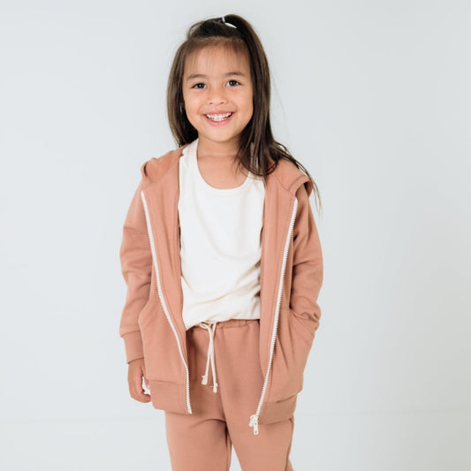 Kids Bamboo Fleece Zip-Up Hoodie-1