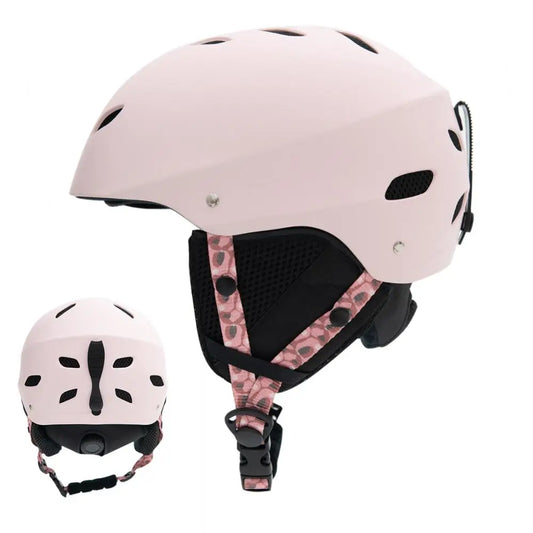 Windproof Half-Covered Cycling Helmet ABS Shell Pink-0