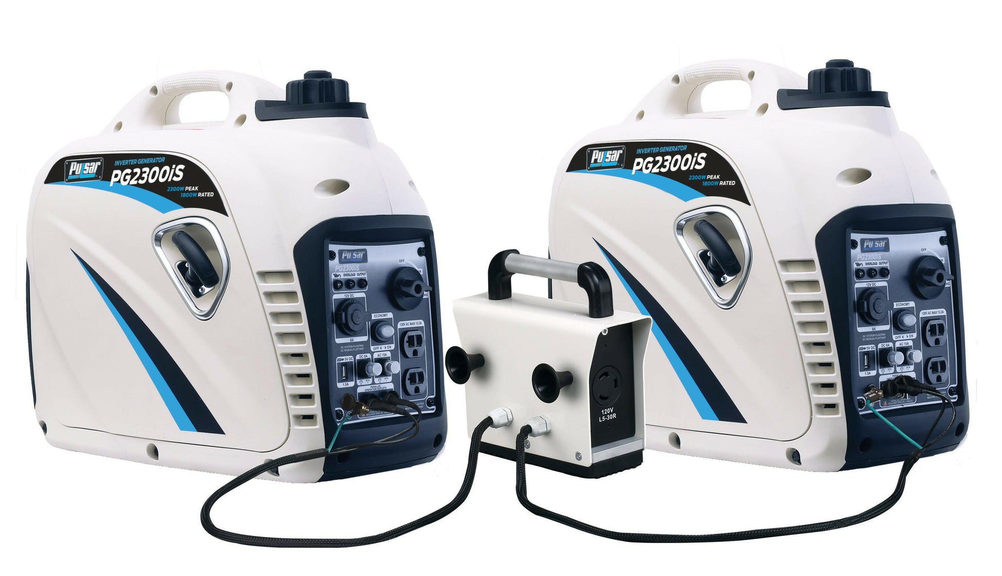 Pulsar 2300 Watt Portable Gas Powered Quiet Inverter Generator with USB Port.-3