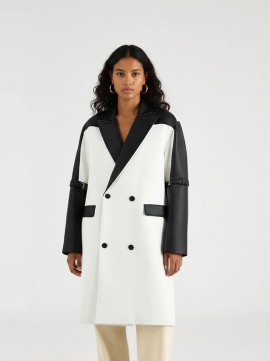 PU Leather Trench, Hudson Yards | Women - BYMANYC ® New York-0