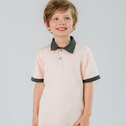 Kids Bamboo Polo Shirt — Last Call-1