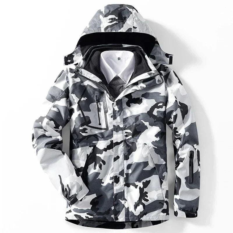 Men’s Ski Suit: Waterproof Windproof Snowboard Jacket-1