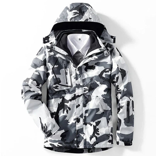 Men’s Ski Suit: Waterproof Windproof Snowboard Jacket-1
