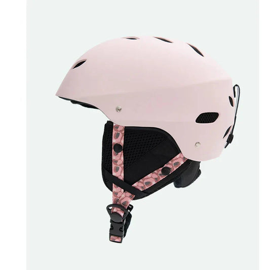 Windproof Half-Covered Cycling Helmet ABS Shell Pink-1