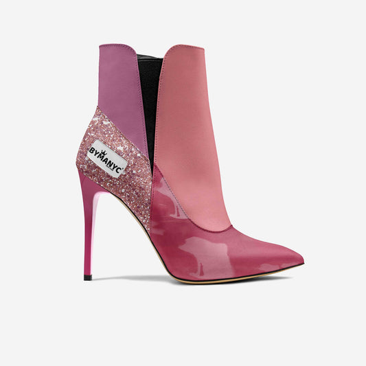 Vegan Heeled Shoe Women BYMANYC ® New York Tribeca Blush Twist-0